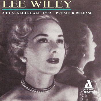 LEE WILEY - The Carnegie Hall Concert cover 