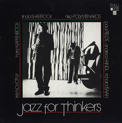 LINDA SHARROCK - Linda Sharrock, Niko Polymenakos, Paul Fields, Andrea Haindl, Richard Isaiah, Fritz Novotny, Harry Klaffenböck ‎: Jazz For Thinkers cover 