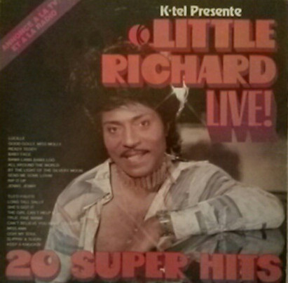 LITTLE RICHARD - K-tel Presents Little Richard Live! 20 Super Hits cover 