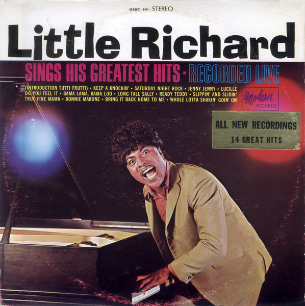 LITTLE RICHARD - Little Richard Sings His Greatest Hits - Recorded Live (aka Original Live Performance) cover 