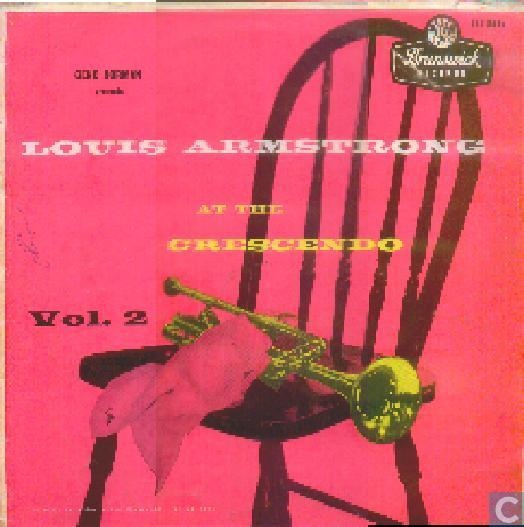 LOUIS ARMSTRONG - At The Crescendo Vol. 2 cover 