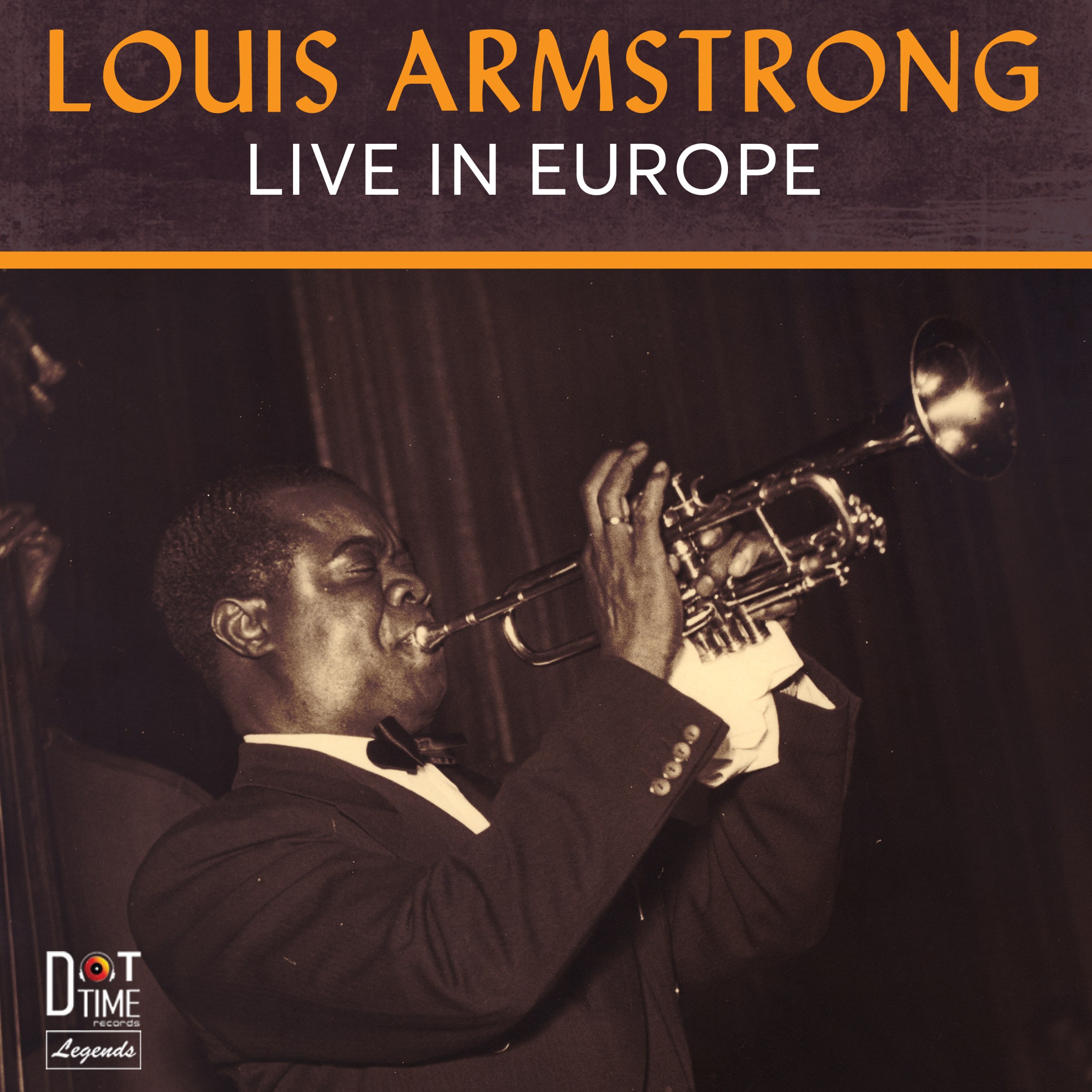 LOUIS ARMSTRONG - Live in Europe cover 