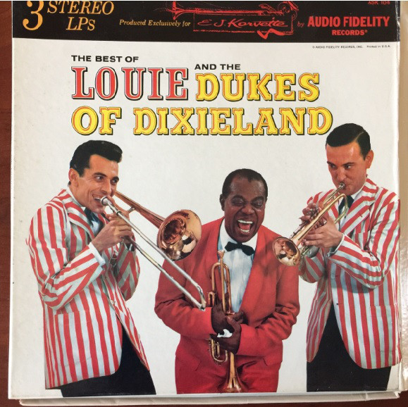 LOUIS ARMSTRONG - Louie And The Dukes Of Dixieland cover 