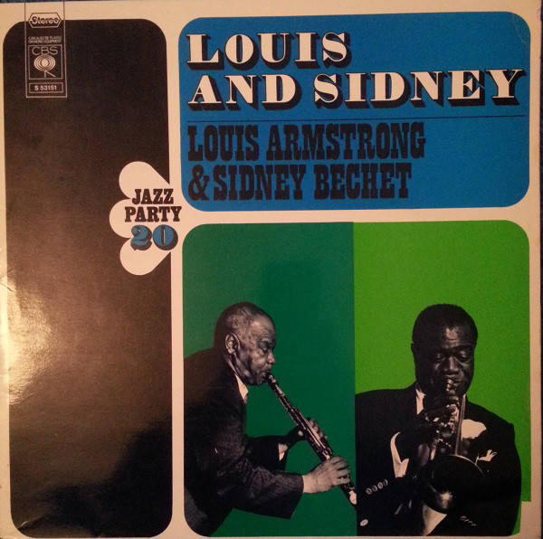 LOUIS ARMSTRONG - Louis Armstrong & Sidney Bechet ‎– Louis And Sidney cover 
