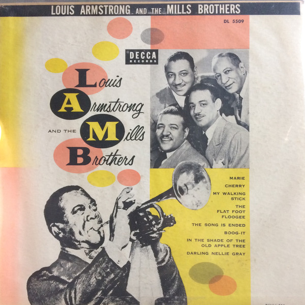 LOUIS ARMSTRONG - Louis Armstrong And The Mills Brothers cover 