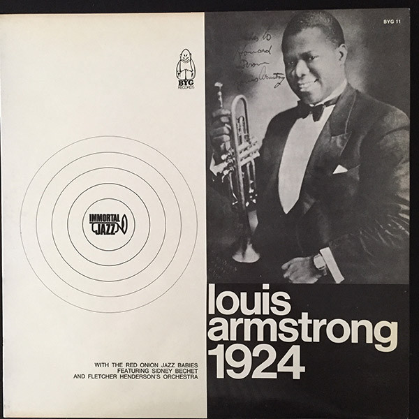 LOUIS ARMSTRONG - Luis Armstrong 1924 cover 