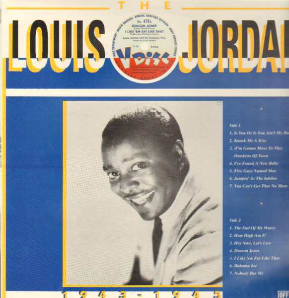 LOUIS JORDAN - The V-Discs 1943-1945 cover 