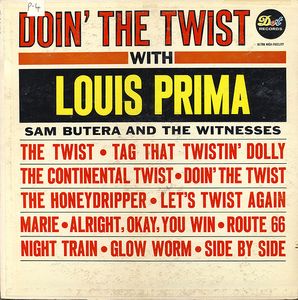LOUIS PRIMA (TRUMPET) - Doin' The Twist With Louis Prima cover 