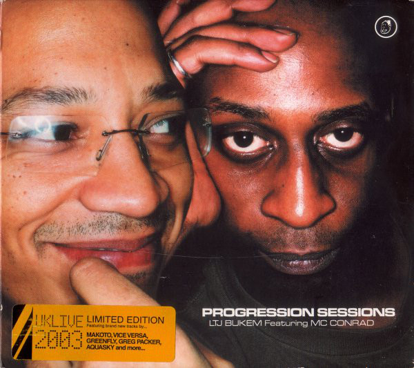 LTJ BUKEM - LTJ Bukem Featuring MC Conrad ‎: Progression Sessions 8 - UK Live 2003 cover 