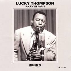 LUCKY THOMPSON - Lucky in Paris cover 