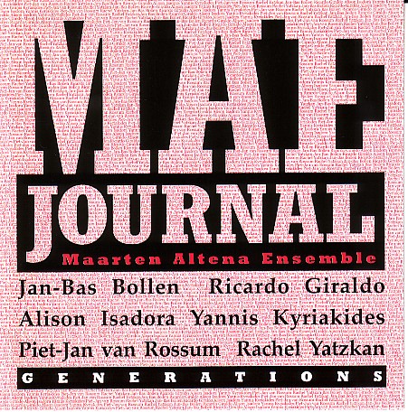 MAARTEN ALTENA - Generations cover 