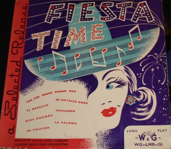MACHITO - Machito & His Afro-Cubans / Lazaro Quintero Orchestra ‎: Fiesta Time cover 