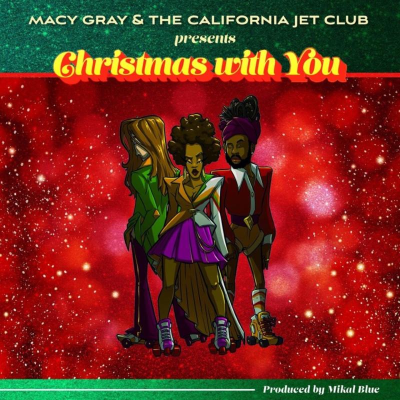 MACY GRAY - Macy Gray &amp; the California Jet Club : Christmas with You cover 