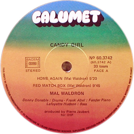 MAL WALDRON - Candy Girl cover 