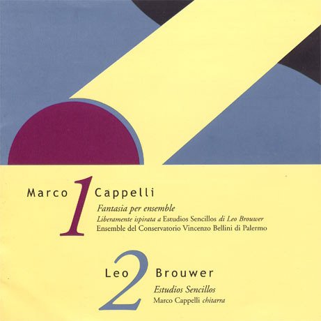 MARCO CAPPELLI - Fantasia per ensemble - Estudios Sencillos : Music by Marco Cappelli and Leo Brouwer cover 