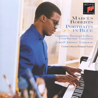 MARCUS ROBERTS - Portraits in Blue cover 