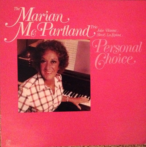 MARIAN MCPARTLAND - Personal Choice cover 