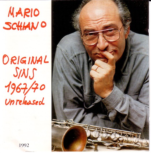 MARIO SCHIANO - Original Sins 1967/70 Unreleased cover 