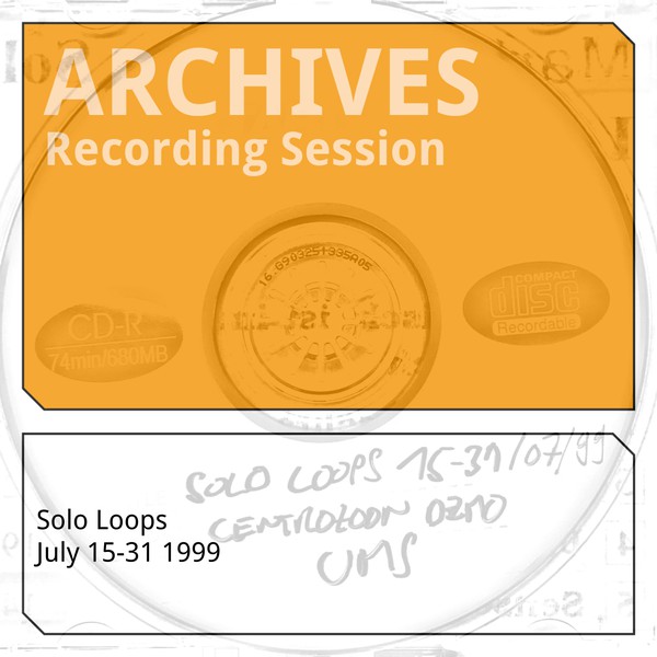 MARKUS REUTER - Solo Loops July 15 - 31 1999 cover 