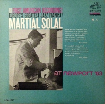 MARTIAL SOLAL - At Newport '63 cover 