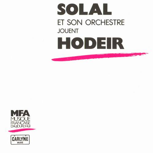 MARTIAL SOLAL - Martial Solal et son orchestre jouent Hodeir cover 