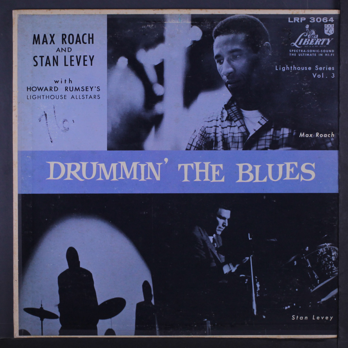 MAX ROACH - Max Roach & Stan Levey : Drummin' The Blues cover 