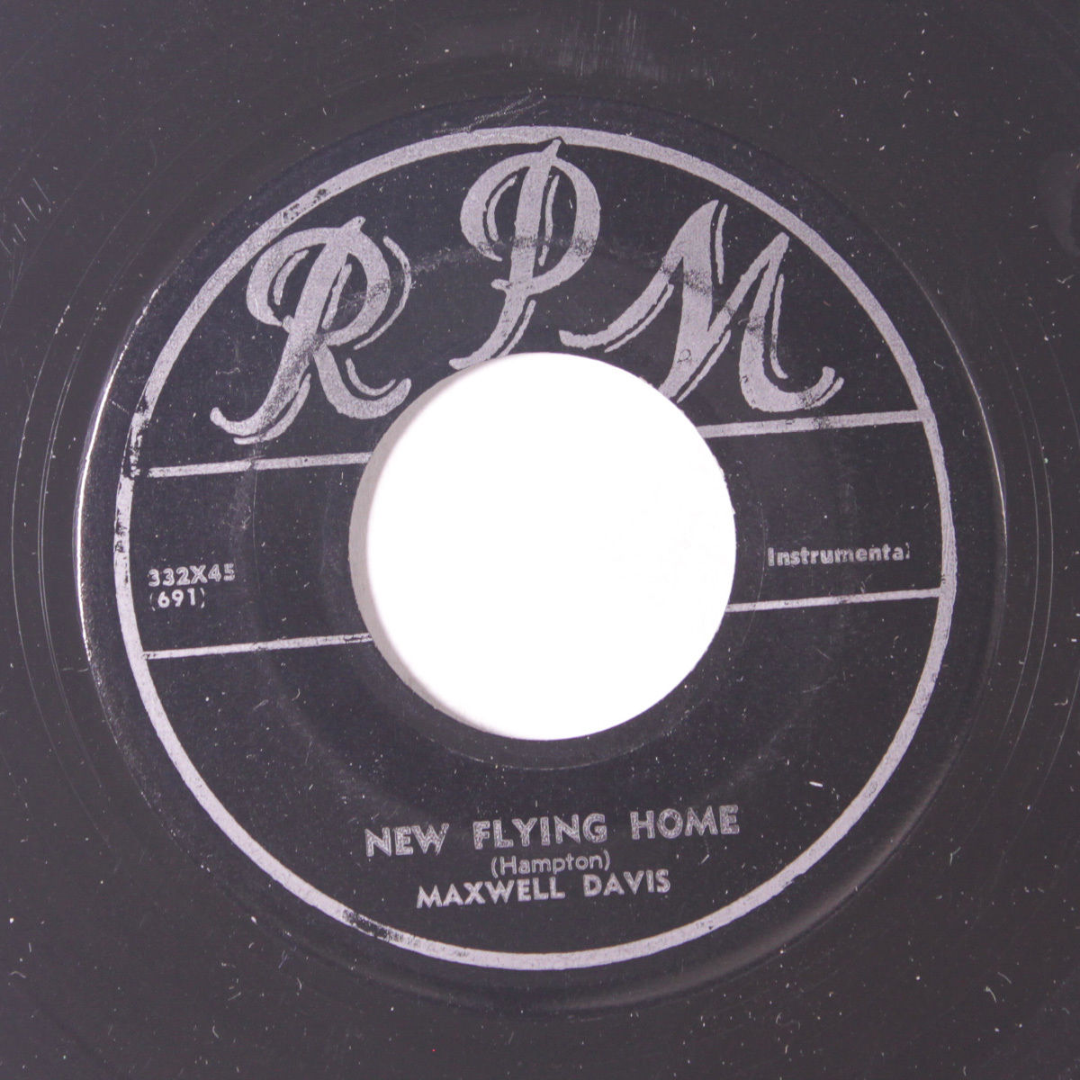 MAXWELL DAVIS - New Flying Home /  Jumpin' With Lloyd cover 