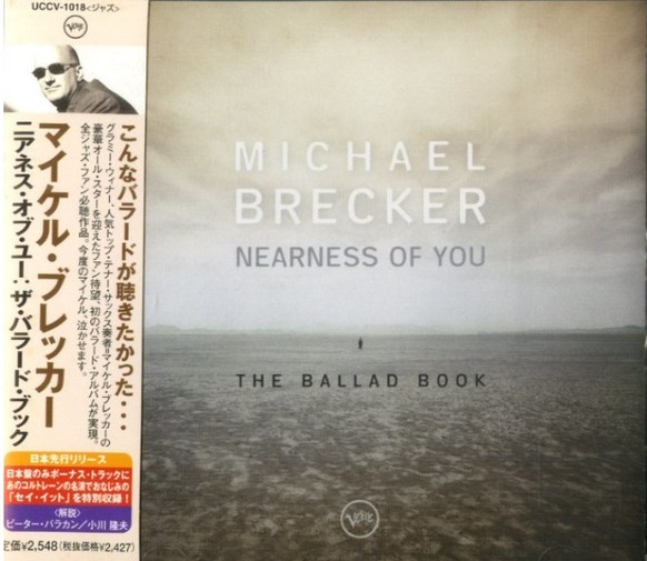 MICHAEL BRECKER - Nearness of You: The Ballad Book cover 