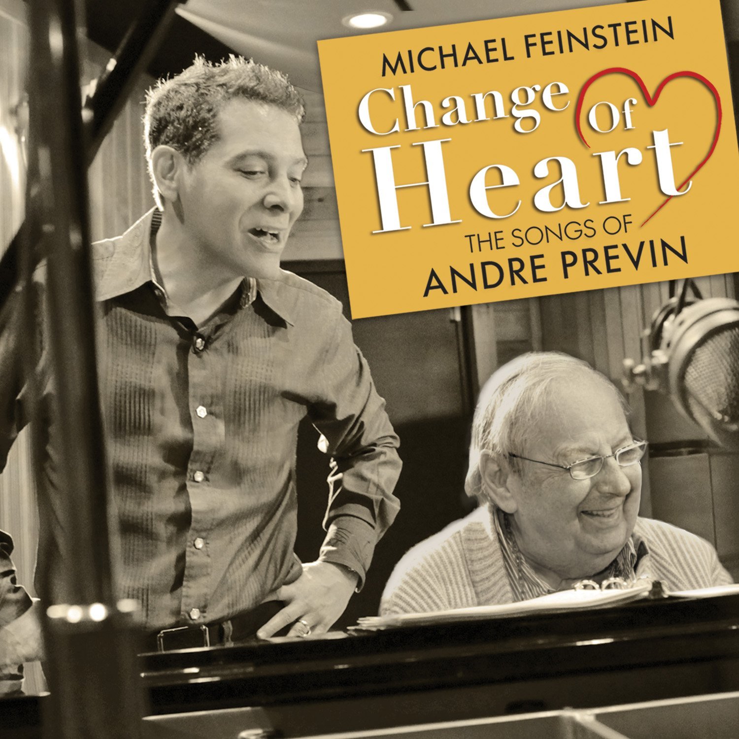 MICHAEL FEINSTEIN - Change of Heart: Songs of Andre Previn cover 