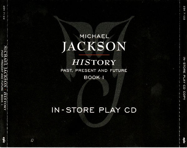 MICHAEL JACKSON - HIStory - Past, Present And Future - Book I cover 