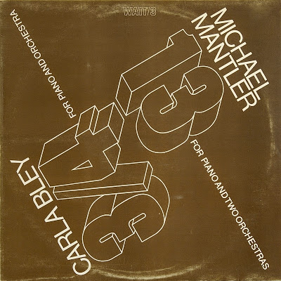 MICHAEL MANTLER - 13 & 3/4 (with Carla Bley) cover 