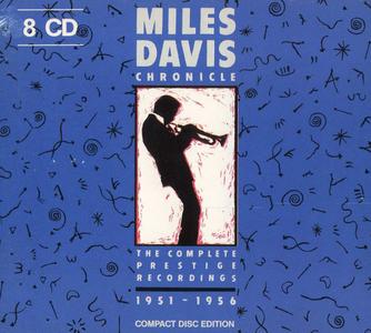 MILES DAVIS - Chronicle: The Complete Prestige Recordings 1951-1956 cover 