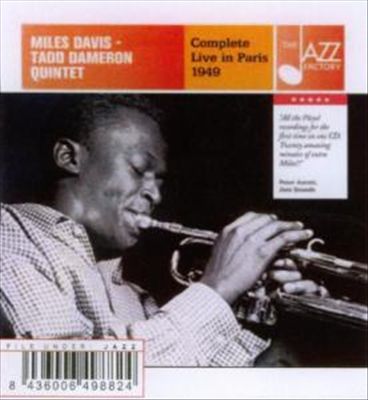 MILES DAVIS - Complete Live in Paris 1949 cover 