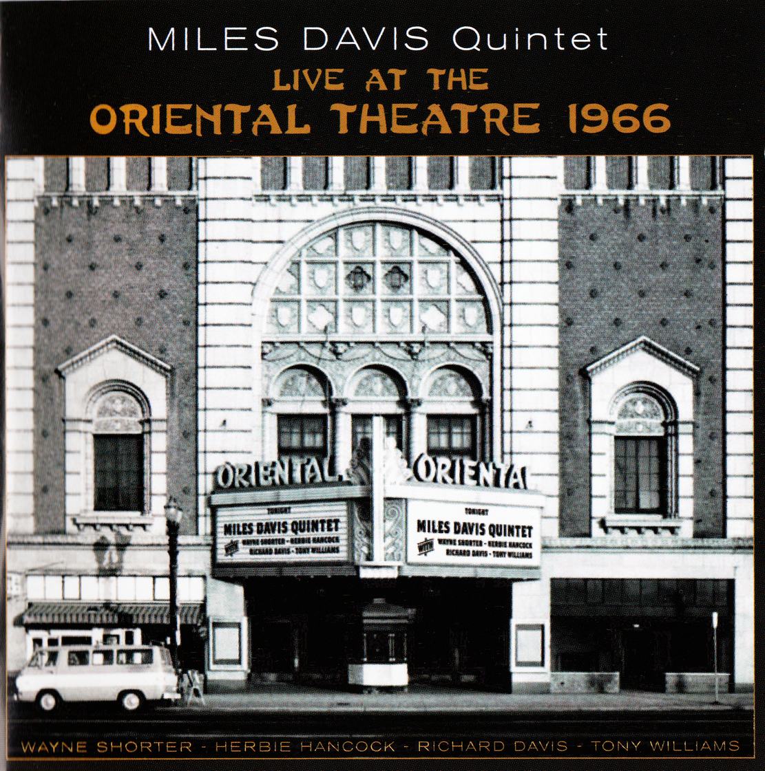 MILES DAVIS - Live At The Oriental Theatre 1966 cover 