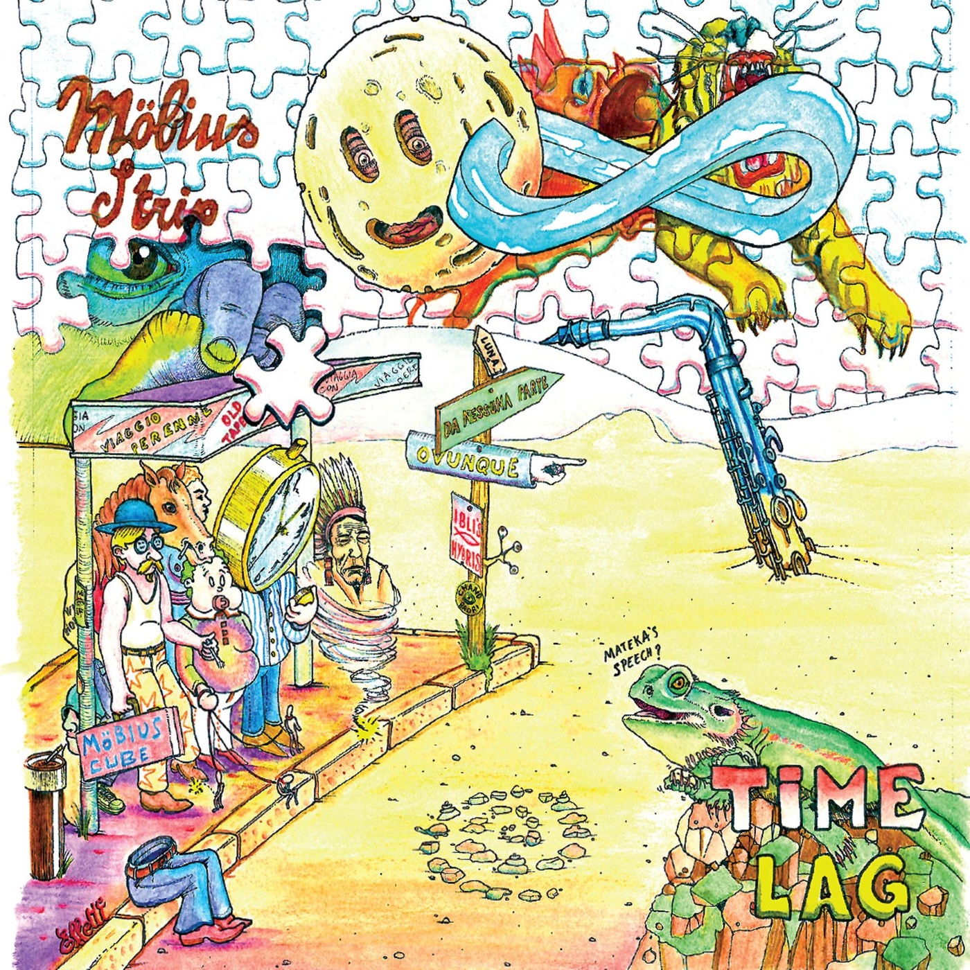 MBIUS STRIP (ITALY) - Time Lag cover 