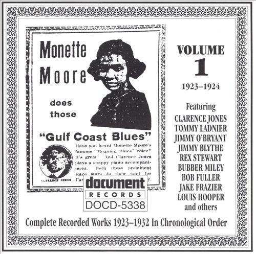 MONETTE MOORE - Complete Recorded Works, Vol. 1 (1923-1924) cover 