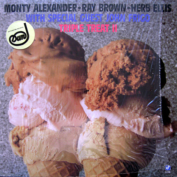 MONTY ALEXANDER - Monty Alexander, Ray Brown, Herb Ellis With Special Guest John Frigo ‎: Triple Treat II cover 