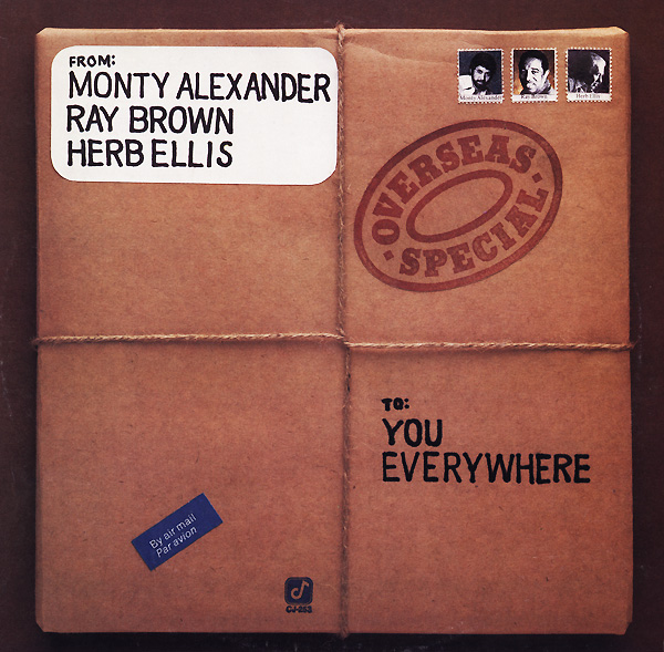 MONTY ALEXANDER - Monty Alexander, Ray Brown, Herb Ellis ‎: Overseas Special cover 