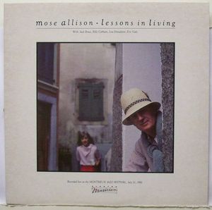 MOSE ALLISON - Lessons In Living cover 