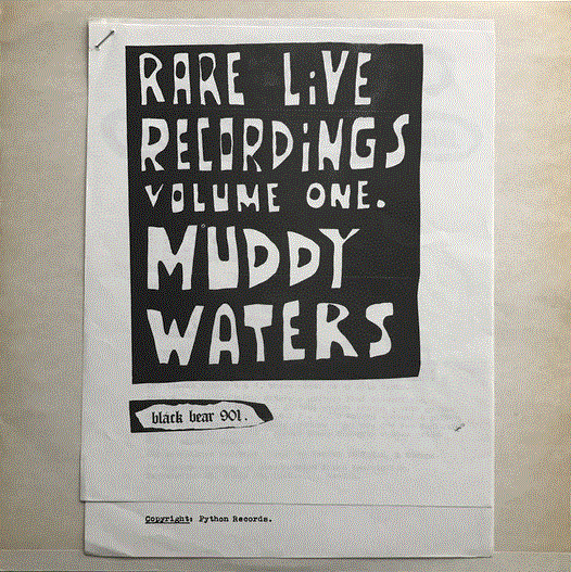 MUDDY WATERS - Rare Live Recordings Vol. 1 cover 