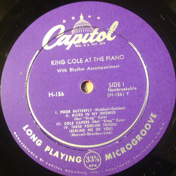NAT KING COLE - Nat King Cole At The Piano cover 