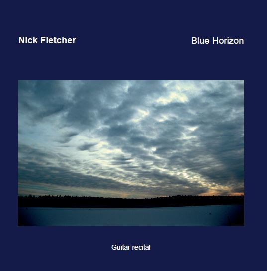 NICK FLETCHER - Blue Horizon cover 