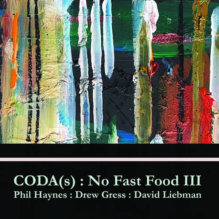 NO FAST FOOD (DAVID LIEBMAN DREW GRESS AND PHIL HAYNES) - CODA​(​s) : No Fast Food III cover 