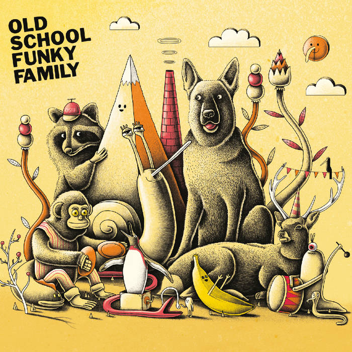 OLD SCHOOL FUNKY FAMILY - Old School Funky Family cover 