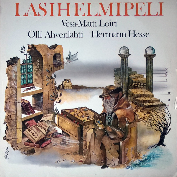OLLI AHVENLAHTI - Vesa-Matti Loiri/ Olli Ahvenlahti/ Hermann Hesse: Lasihelmipeli cover 