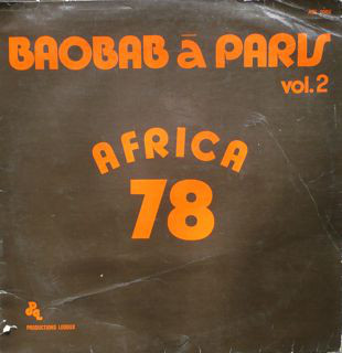 ORCHESTRA BAOBAB - Baobab À Paris - Africa 78 - Vol. 2 cover 