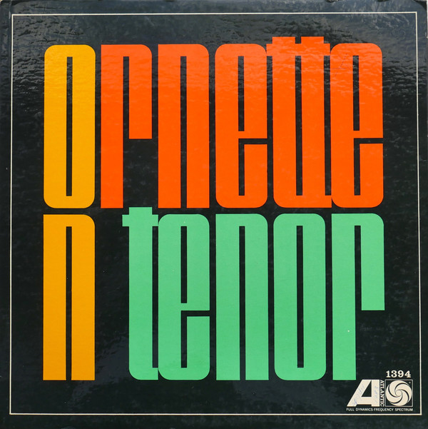 ORNETTE COLEMAN - Ornette on Tenor cover 