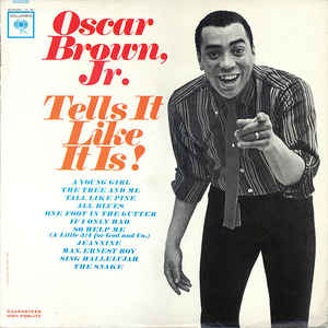 OSCAR BROWN JR - Tells It Like It Is! cover 