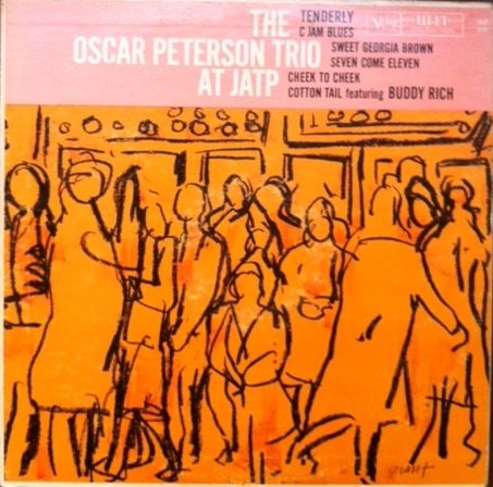 OSCAR PETERSON - At JATP cover 