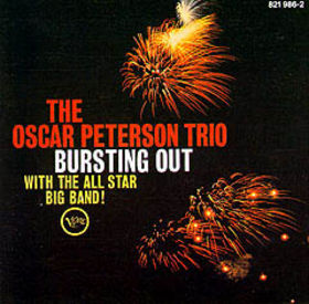 OSCAR PETERSON - Bursting Out With the All Star Big Band! cover 